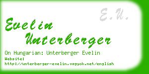 evelin unterberger business card
